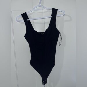 Dynamite wide strap bodysuit with cup detailing - size small